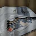 Lush Decor Sydney Reversible Cotton Quilt Set, 3 Piece Set, Full/ Queen, Green & Blue - Cotton Bedding Set - Blue Floral Quilt - Cottage Decor - Bedding Queen Size (Leaf Print)