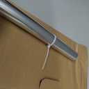 Zenna Home Curved Shower Curtain Rod, No Drill, 50-72 Inch Adjustable Tension Shower Rod for Bathroom, Rustproof, Non-Slip, Adds Room in Shower, Chrome