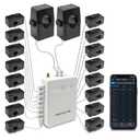 Smart Home Energy Monitor with 16 50A Circuit Level Sensors, Measure Power Usage in Real-Time, History with App (16 50A Circuit Level Sensors) - Compatible with Home Assistant