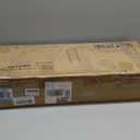 5 Tiers Ladder Shelf White Marble Modern Bookshelf Open Tall Wall Mount Bookcase Standing Leaning Wall Shelves Industrial Decorative