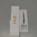 ULG Curved Dog Shears for Grooming, 7 Inch Professional Curved Dog Grooming Scissors for Trimming and Cutting, 440C Stainless Steel Pet Hair Scissors