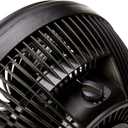 Amazon Basics Air Circulator Fan, Desk Fan for Bedroom, Home and Office, With 90-Degree Tilt Head, 3 Speed Settings, Lightweight (4.2 LBS), 70 Watts, Black, 14.8"Wx7.6"Dx14.1"H