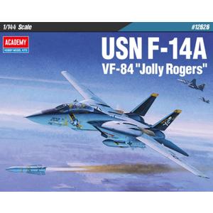 Academy Hobby 1/144 USN F-14A VF-84 Jolly Rogers Aircraft Model Kit #12626