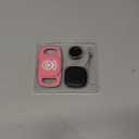 Pet Tracker for Dog, Dog Tracker Smart Pet Location Tracker with Holder, Smart Item Finder, MFi Certificated, Dog Tracking Device, No Monthly Fee, Works with Find My, iOS Only - Pink Case