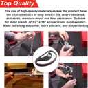 Sanding Belts Fits for Astro Pneumatic Tool Pulley Assembly, 1/2" x 18" Belt Sander Sanding Belts for Belt Sander Knife Sharpening Woodworking Metal Polishing-60 PCS