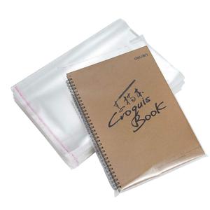 200 Pack 9" x 12" Thick Clear Resealable Cellophane Self Adhesive Seal Poly Bags Durable Plastic Cello Bag 1.6Mil Heavy Duty Packaging Book Prints Photos Gifts Self-Sealing OPP Bags