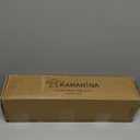 KAMANINA Black Curtain Rods for Windows 72 to 144 Inches (6-12ft), 1 Inch Heavy Duty Curtain Rod 32 to 144, Long Decorative Single Drapery Rods, Twisted Cage End