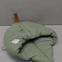 Cat Hole, Cute Bed, cat Sleeping Bag, Dog Sleeping Bag, Linen cat Bed Hole, Leaf nest pet Hug Area Covered with Hidden Hood, Comfortable, Soft, Durable, Washable. (Green)