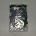 OYOANGLE Women's 2 Piece Bow Knot Floral Lace Lingerie Set Underwire Bra and Ruffle Panties Babydoll (Small, Black)