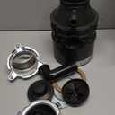 InSinkErator Garbage Disposal, Badger 1, Standard Series, 1/3 HP Continuous Feed, Black, Waterborne Grey Enamel