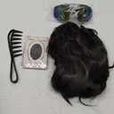 Mullet Wigs for Men Joe Dirt Emo Wig 70s 80s and 90s Costumes Fancy Party Accessory Cosplay Wig Halloween Man x (Black)