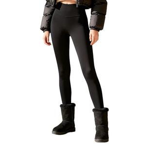 Sunzel Fleece Lined Leggings Women High Waisted Tummy Control Winter Warm Thermal Workout Yoga Pants Tights for Cold Weather Black Medium 28"