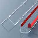 Wall Corner Protector - 2PCS, 16" x3/4" - Self Adhesive Clear Corner Protectors for Walls, Cabinet Doors, Edge Protector Trim; Easy to Install Corner Guards for Walls (40.6cm x 2cm)