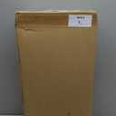 Qunclay 6 Plastic Freezer Organizer Bins with Wheel Set Clear Tall Narrow Kitchen Pantry Organizer Snack Storage Containers for Office Refrigerator(10 x 13.3 x 5.5 Inches)