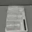 Eywamage Clear Glass Flameless Candles with Remote Timer, Flickering Battery LED Pillar Candles Set of 3