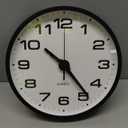 JoFomp Lighted Wall Clocks Battery Operated, 12 Inch Wall Clock for Bedroom Night Glow, Light Up Wall Clock Silent, Glow in The Dark Wall Clocks for Living Room Decor, Light Sensor - Auto Lighting