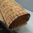 Reed Fencing Rolls,5.5FT X 16.4FT Reed Screen Curtain Fence Covering Privacy for Outdoor Backyard Patio Garden Decorative Fence (Brown)