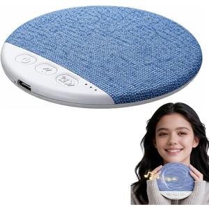 2026 New Bluetooth Sleep Pillow Speaker, Wireless White Noise Pillow Speaker with Timer, Ultra-Thin Stereo Bass Private Sleep Speaker for Adults Kids (Blue)
