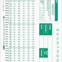 Official Scantron Brand 882-E Answer Sheet, (25 Pack)