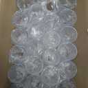 Didaey 48 Pcs Acrylic Cylinder Bud Vases for Centerpieces, Acrylic Plastic Tall Flower Vase Clear Small Vases Bulk for Single Rose Table Centerpiece Wedding Home Indoor Desk Office Party Decorations