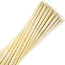 Extra Long 24" Bamboo Smores Sticks (150 Pcs), Marshmallow Roasting Sticks for Fire Pit, 6mm Heavy Duty Wooden Skewers for Smore Hot Dog Barbecue Thick Sticks