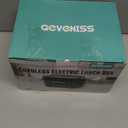 Cordless Electric Lunch Box for Adults  Battery-Powered Heated Lunch Box Food Warmer with 1.1L Stainless Steel Container, Timer Function, Leakproof, Portable for Work, Travel, Office (Gray)