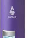 Farsea Insulated Water Bottle With Paracord Handle, Protective Boot and 2 Lids (Straw Lid & Spout Lid), Stainless Steel Water Bottle Wide Mouth, Double Wall Sweat-Proof BPA-Free, 24 oz (Purple)