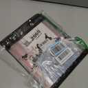 G JGOO Compatible with MacBook Air 13 Inch Case 2022 2021 2020 2019 2018 Release M1 A2337 A2179 A1932 Touch ID, Glitter Plastic Hard Shell Case + 2 Keyboard Covers + Screen Protector, Sparkly Pink