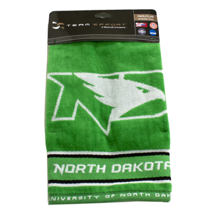 Team Effort NCAA Face/Club Jacquard Golf Towel North Dakota Fighting Hawks 16x24