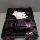 Feanisifei  Electric Car Jack Kit, 5 Ton Cordless Hydraulic Car Jack, 12V Portable Car Jack with LED Light for SUV MPV Sedan,（Purple）