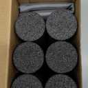 Comfyanno Under Door Draft Stopper - Bottom Door Gap Filler & Seal - Fits 30 to 36 Door, Block Cold Air, Noise, Sound, Wind, Bugs, Easy to Install, Double Side Block, No Adhesive, Gray (36 Inch (Pack of 1))