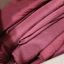 12 Pack Round Tablecloth 120 Inch - Burgundy Polyester TableCloth for Round Table, Premium Burgundy Tableclothes Washable Fabric Table Cover for Wedding Party Banquet Restaurant Reception Dining