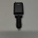 LISEN Car Charger USB C Fast Charge, Retractable Car Charger USB C [Ultra-Compact] for Car Accessories for Women Men Phone Type C Charging for iPhone 17 Pro Max 16 15 Samsung S26 S25, MacBook Neo (Grey)