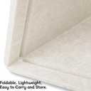 Large Bulletin Board 36" x 24", Foldable Cork Board, Felt Pin Boards