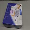 Knee Pillow for Side Sleepers,Knee Pillow,Leg Pillow for Side Sleeping,Hip Pain and Smooth Spine Alignment Pillows,Memory Foam Ergonomic and with Cover and Removable Straps,White/Gray (10.7"x8"x6")