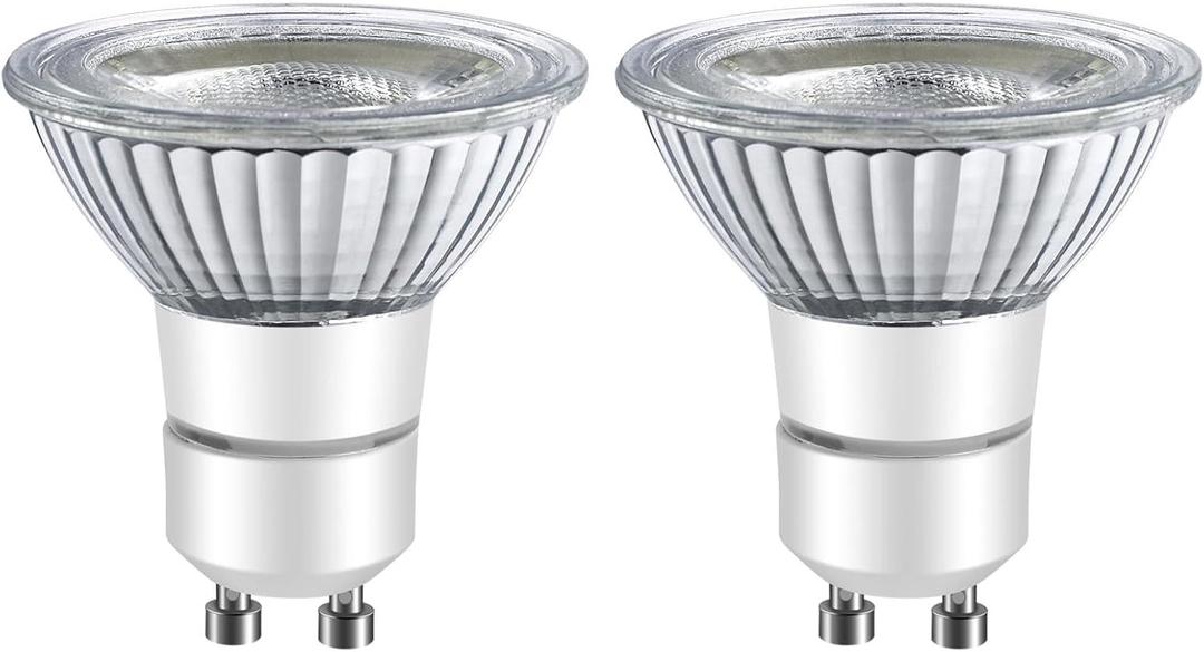 LED GU10 Range Hood Light Bulbs, LED Stove Appliance Light Bulb, Kitchen Light Replacement Halogen Light Bulb, 50W Equivalent, Warm White 120V/AC, 6W 550 Lm, Dimmable,Waterproof IP65 Pack of 2 (3000k)