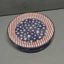 4 x X&O Paper Goods Disposable American Flag Themed Dinner Plates, 8pc, 10.5" D