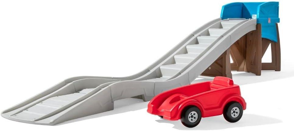 Step2 Extreme Thrill Coaster Kids Ride On Toy, Push Car, Indoor/Outdoor Roller Coaster & Playset, Made of Durable Plastic, Max Weight 75 lbs., for Toddlers 3+ Years Old, Large