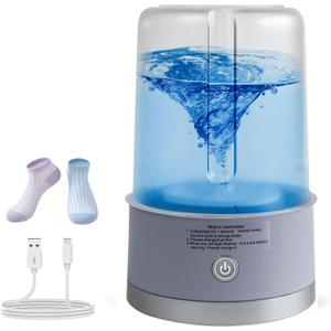 Portable Mini Washing Machine | Compact Deep Cleans Underwear, Baby Clothes, Small Laundry | Lightweight for Apartment, Dorm, Hotel, Travel & Camping | Quiet Energy