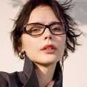 Retro Small Oval Glasses for Women 90s Small Face Blue Light Eyeglasses (A3 Tortoise)
