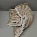 Waffle Bath Mat, Boho Bathroom Rugs Non Slip Washable Super Absorbent Quick Dry Bath Mat Farmhouse Bathroom Decor, 36"x24" Khaki and White