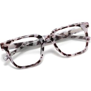 Oversized Square Blue Light Glasses for Woman Men fashion Reduce Eyestrain Protection for TV/Computer/Gaming