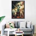 American Statue of Liberty Jigsaw Puzzles for Adults 1000 Pieces, Blast War United States Flag Art Jigsaw Puzzle DIY Craft Puzzles for Home Decoration Gifts, Family Puzzle Perfect for Game Nights