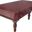 Pool Table Cover 8 Feet Leather/Brown/Waterproof Billiard Table Covers, 8ft Pool Table Covers Outdoor for Billiard Pool Table