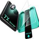 ESR 2 Pack Armorite Screen Protector for iPad Air 11 Inch M3/ M2 (7th/ 6th Generation, 2025/ 2024), 9H Hardness Tempered Glass Film with UltraFit Tray, Military Grade, HD Clarity, Dust and Bubble Free