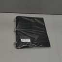 360 Degree Pivotable Binder, Upgraded 3 Ring Binder 1 inch, Flexible Binders 3 Ring, Foldable Three Ring Binders- Black