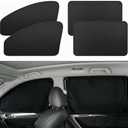 Car Sunshade, Car Privacy Window Shade, 100% Block Light for Breastfeeding, Taking a nap, Changing Clothes, Camping (Full Sets 4pcs)
