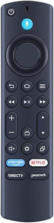 OEM Replacement Voice Remote Control Compatible with All Toshiba Smart TV Edition with Prime Video,Netflix, Direct TV, Peacock APPS