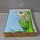 dearlomum Baby Play Mat Gym, Funny Play Piano Tummy Time Activity Mat with 5 Infant Sensory Toys, Music and Lights, Boy & Girl Gifts for Newborns 0 to 3 6 9 12 Months (Green)