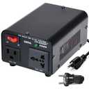 Yinleader 500W 110/120V to 220/240V Voltage Converter Transformer Step Up/Down Converter 110V to 220V, 220V to 110V with US Power Cord and US to EU Adapter